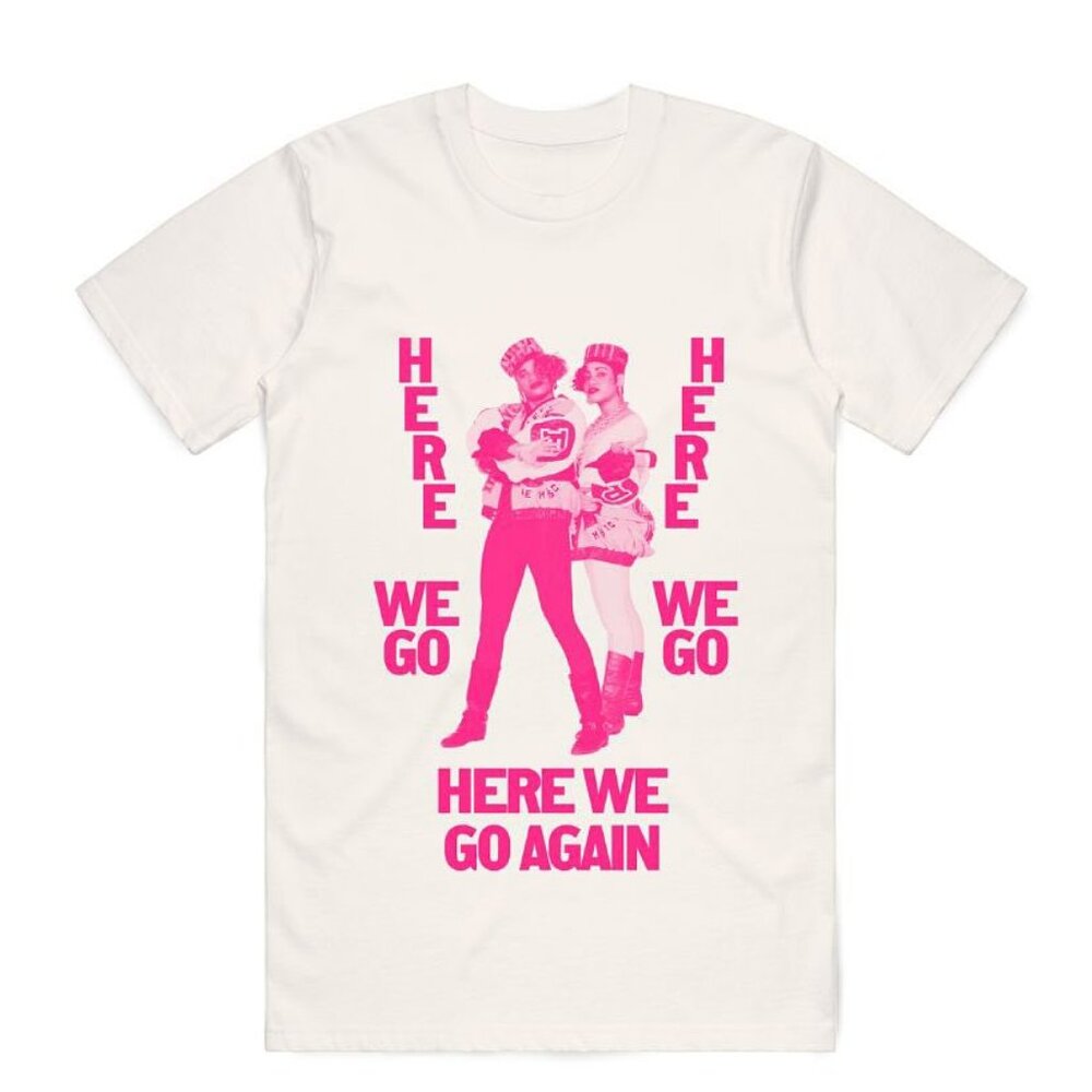 Salt-N-Pepa Graphic T-Shirt - Size Large (Pink/Cream)